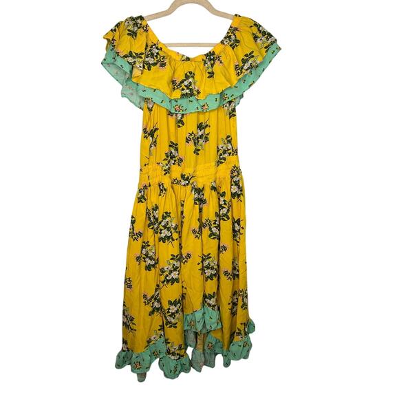 Matilda Jane Brilliant Daydream Hooked on a Feeling Floral Dress Size Large Midi - Picture 1 of 6